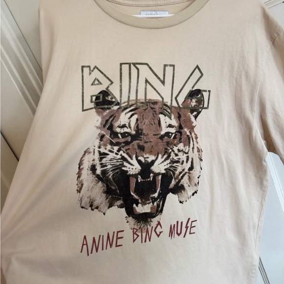 Anine Bing Muse Tiger t-shirt size large - Picture 2 of 8